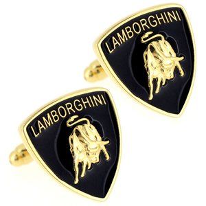 Lamborghini Gold Plated Cuff Links